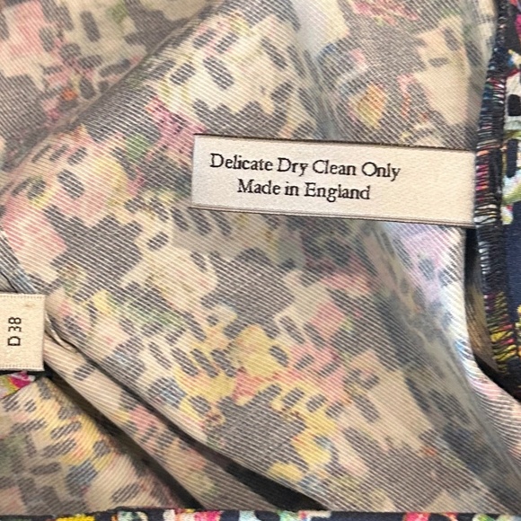 ERDEM straight leg multicolour houndstooth pattern Sidney pants - Size 8. - Picture 12 of 13